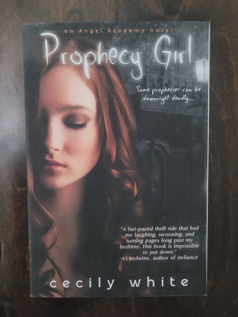 Prophecy Girl by Cecily White Signed Edition Book Angel Academy Series